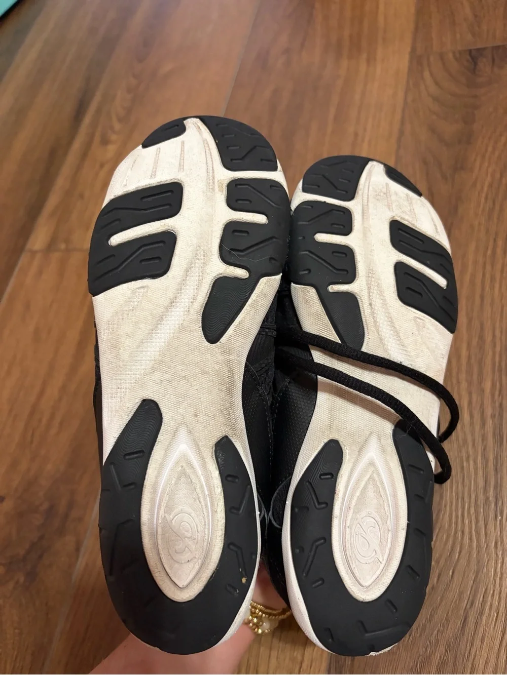 Fusion Black Cheer Shoes Lace-Up Sneakers with White Accent